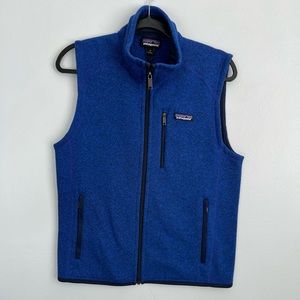 Patagonia Size S • Vest Better Sweater Blue Fleece Full Zip.